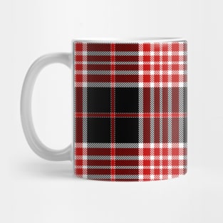 Red Black White Buffalo Tartan Plaid Pattern  Zip Code - Gift Mug